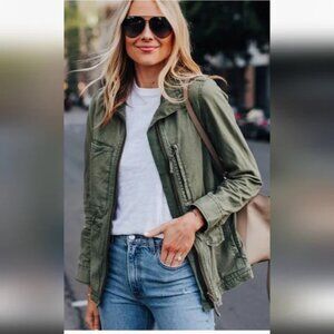 Madewell Fleet Army Green Utility Jacket - Size Small